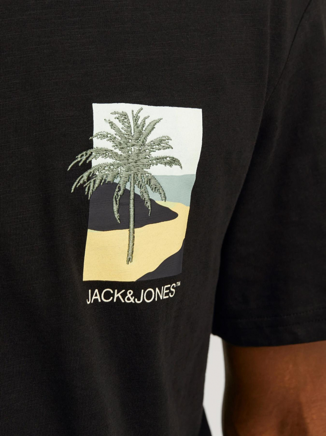 T-shirt aruba noir homme - Jack & Jones