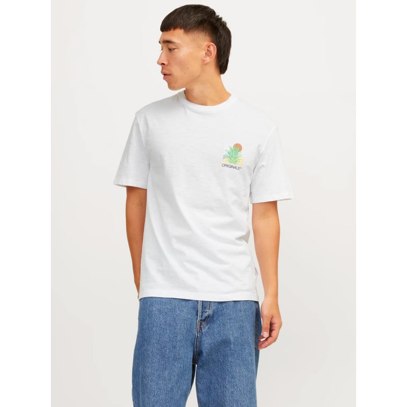 T-shirt aruba blanc homme - Jack & Jones