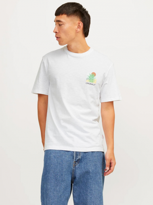 T-shirt aruba blanc homme - Jack & Jones