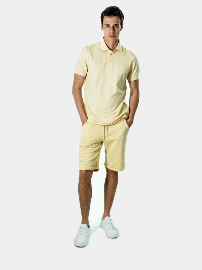 Polo jaune homme - Chabrand