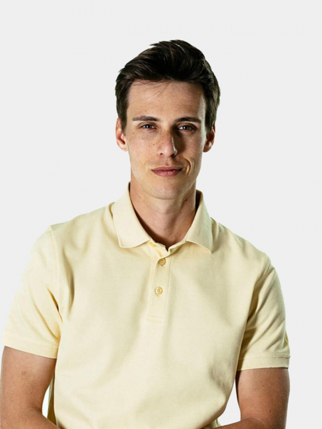 Polo jaune homme - Chabrand