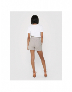 Short rayé smilla marron blanc femme - Only