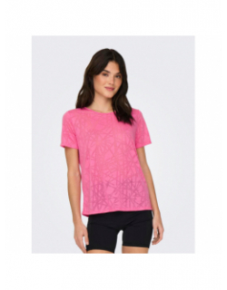 T-shirt de sport mason rose femme - Only Play