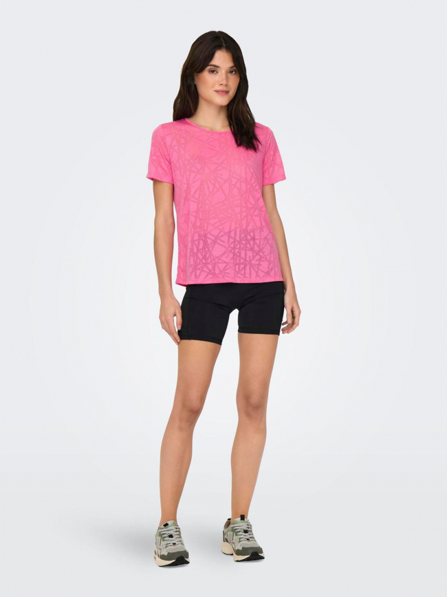 T-shirt de sport mason rose femme - Only Play