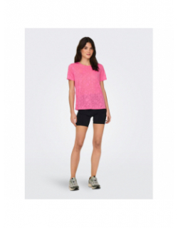 T-shirt de sport mason rose femme - Only Play