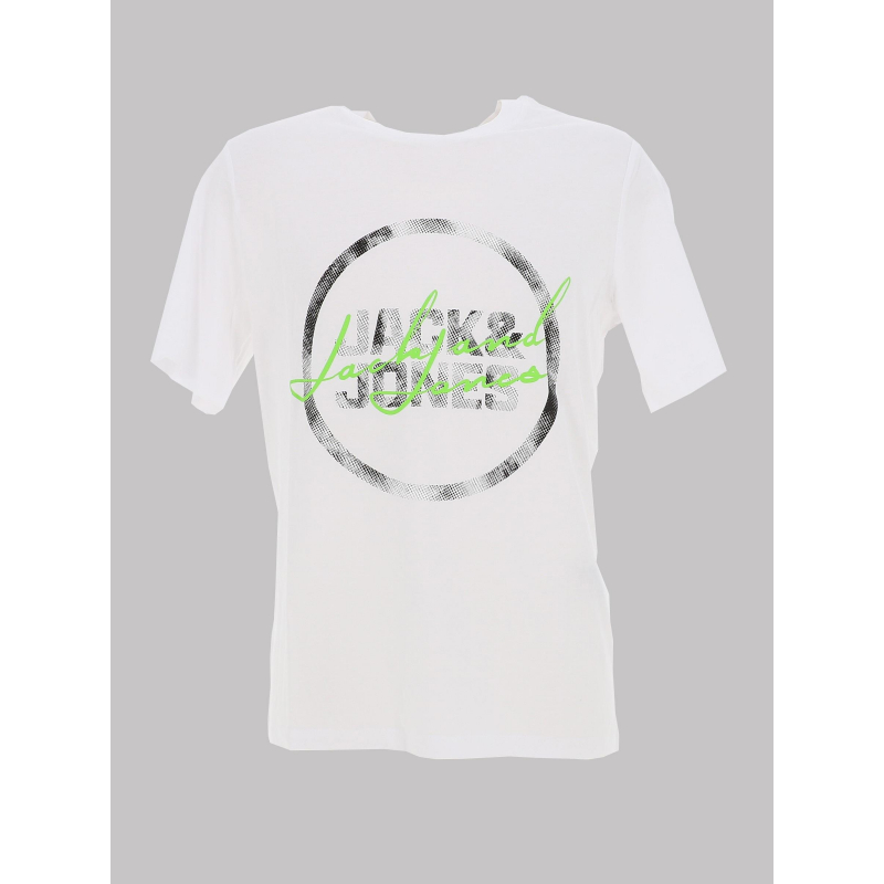 T-shirt script blanc homme - Jack & Jones