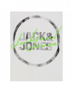 T-shirt script blanc homme - Jack & Jones