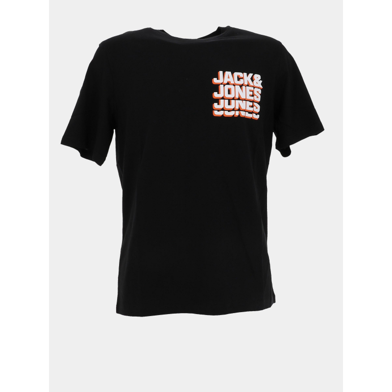 T-shirt script logo noir homme - Jack & Jones