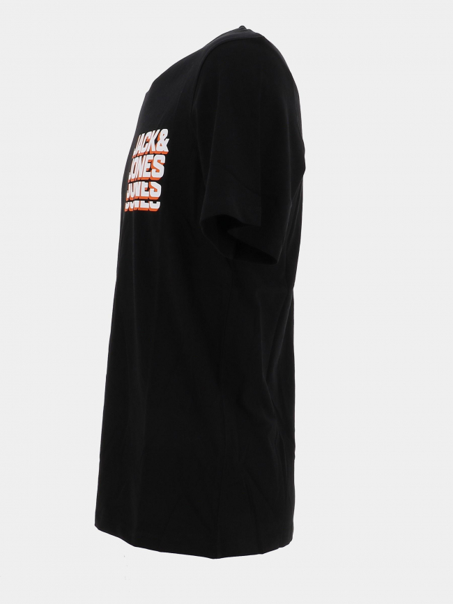 T-shirt script logo noir homme - Jack & Jones