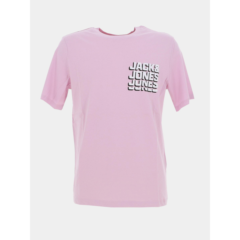 T-shirt script logo rose homme - Jack & Jones