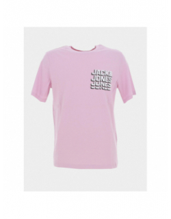 T-shirt script logo rose homme - Jack & Jones