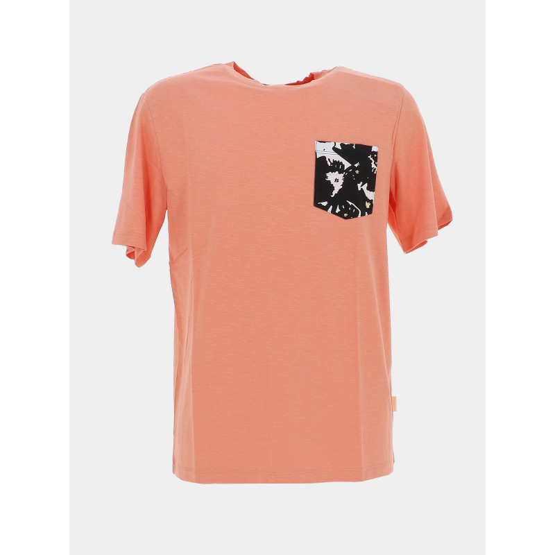 T-shirt à poche aruba orange homme - Jack & Jones