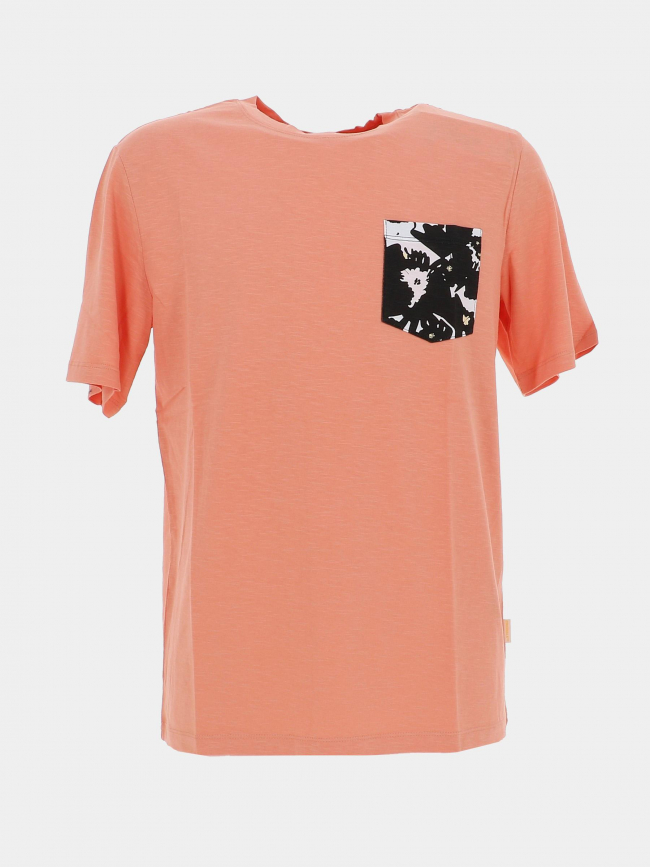 T-shirt à poche aruba orange homme - Jack & Jones
