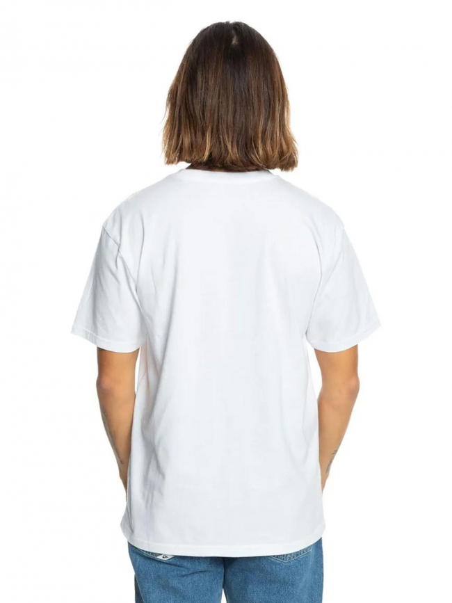 T-shirt bicolore floating around blanc homme - Quiksilver