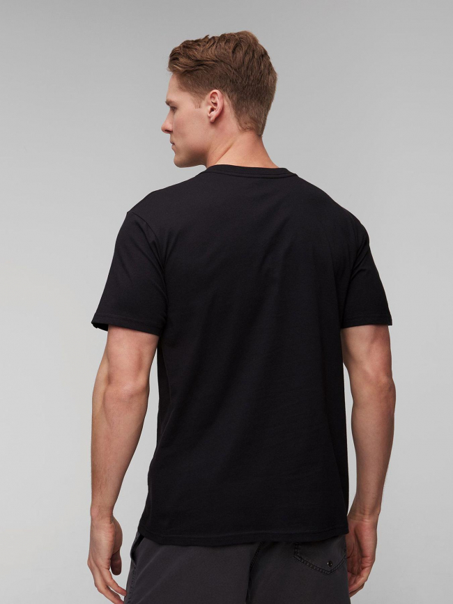 T-shirt bicolore circle up noir homme - Quiksilver