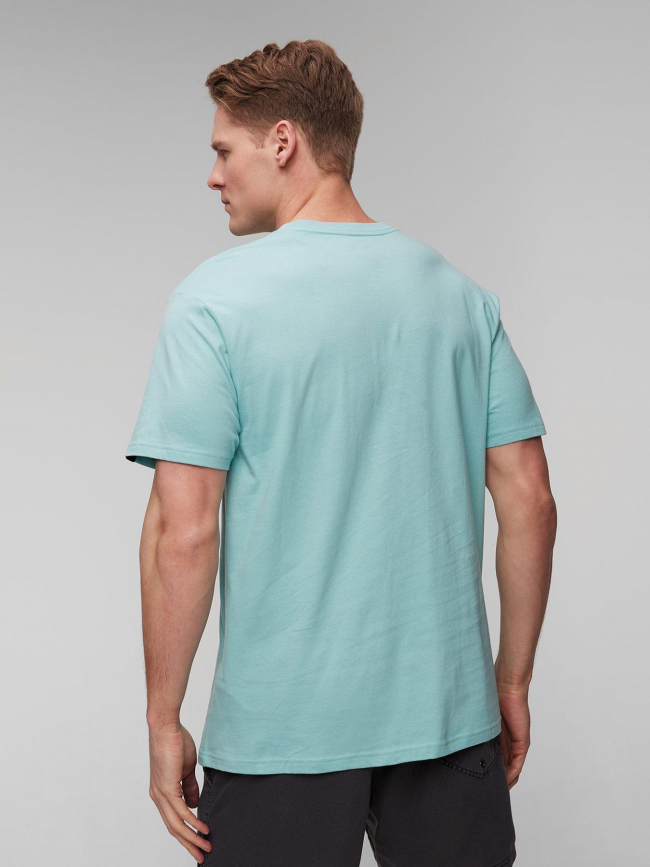 T-shirt bicolore circle up bleu homme - Quiksilver