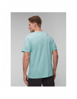 T-shirt bicolore circle up bleu homme - Quiksilver