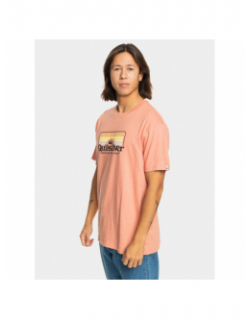 T-shirt bicolore step inside orange homme - Quiksilver