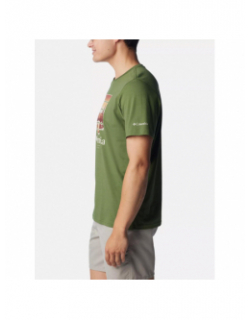 T-shirt path lake graphic vert homme - Columbia