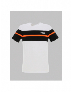 T-shirt winbledon blanc noir orange homme - Comme Des Loups