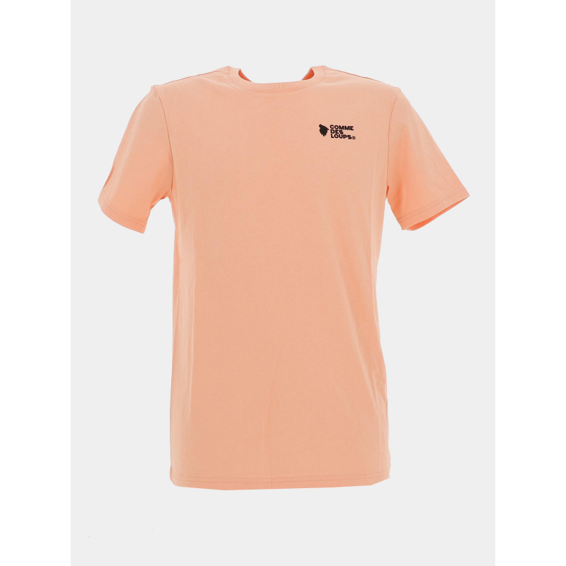 T-shirt uni classico orange homme - Comme Des Loups