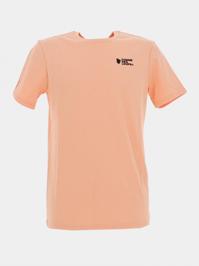 T-shirt uni classico orange homme - Comme Des Loups