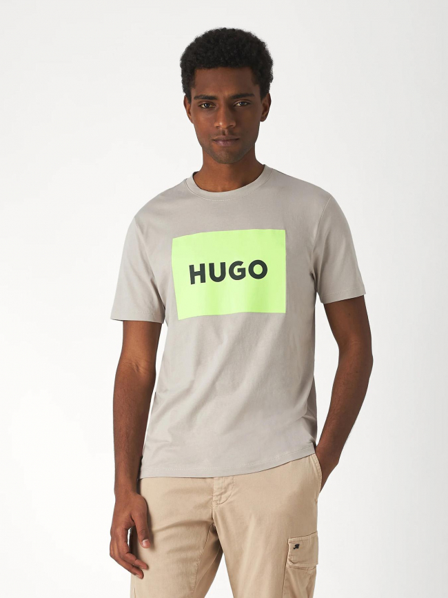 T-shirt dulive beige homme - Hugo