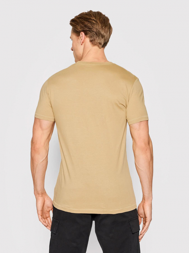 T-shirt seasonal monologo beige homme - Calvin Klein Jeans