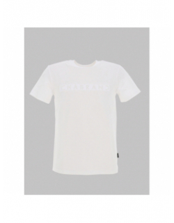 T-shirt logo relief blanc homme - Chabrand