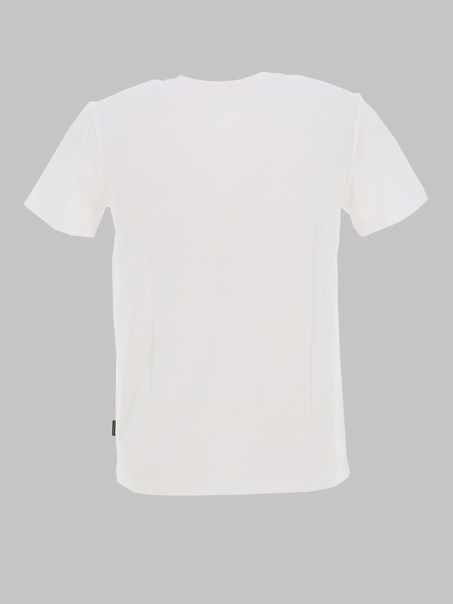 T-shirt logo relief blanc homme - Chabrand