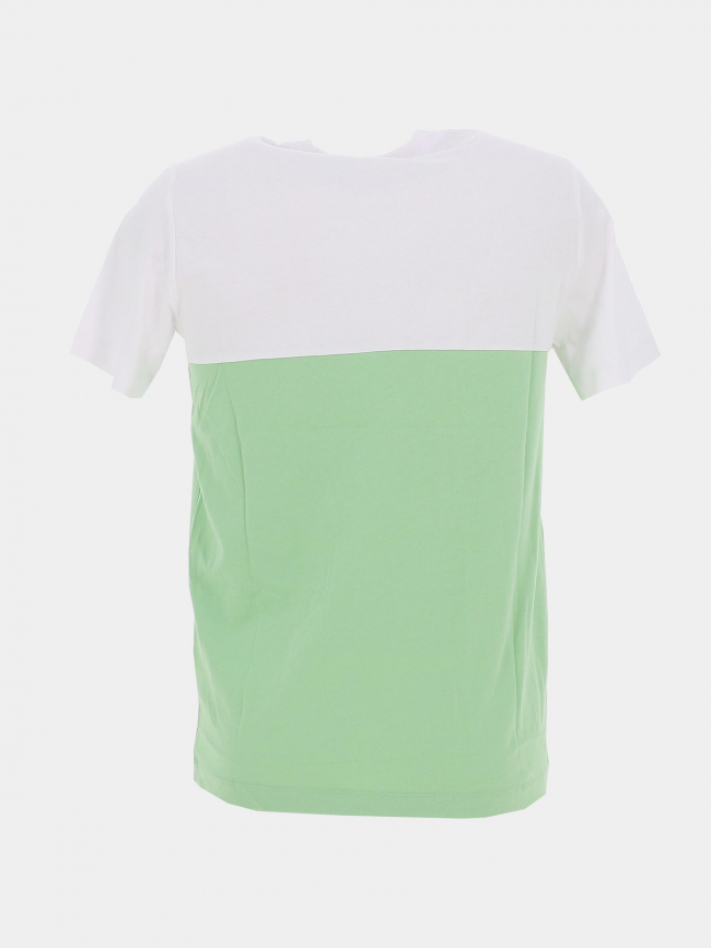 T-shirt incastro vert blanc homme - Sergio Tacchini