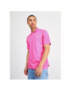 Polo uni logo club rose homme - Nike