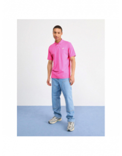 Polo uni logo club rose homme - Nike