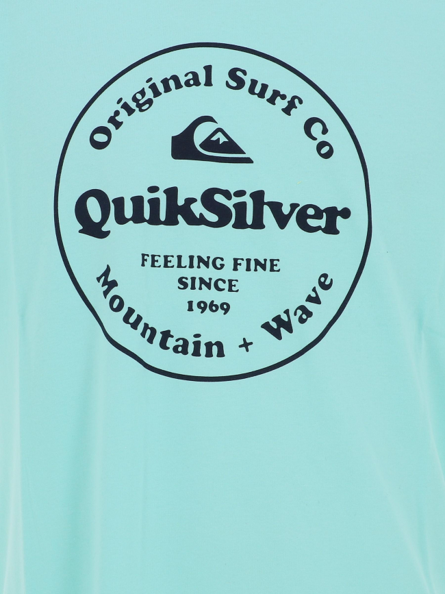 T-shirt secret ingredient bleu turquoise homme - Quiksilver