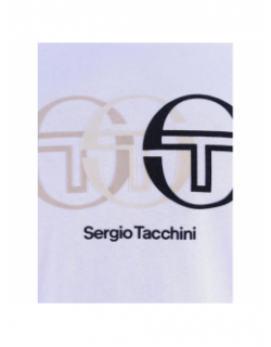 T-shirt logo triade blanc homme - Sergio Tacchini