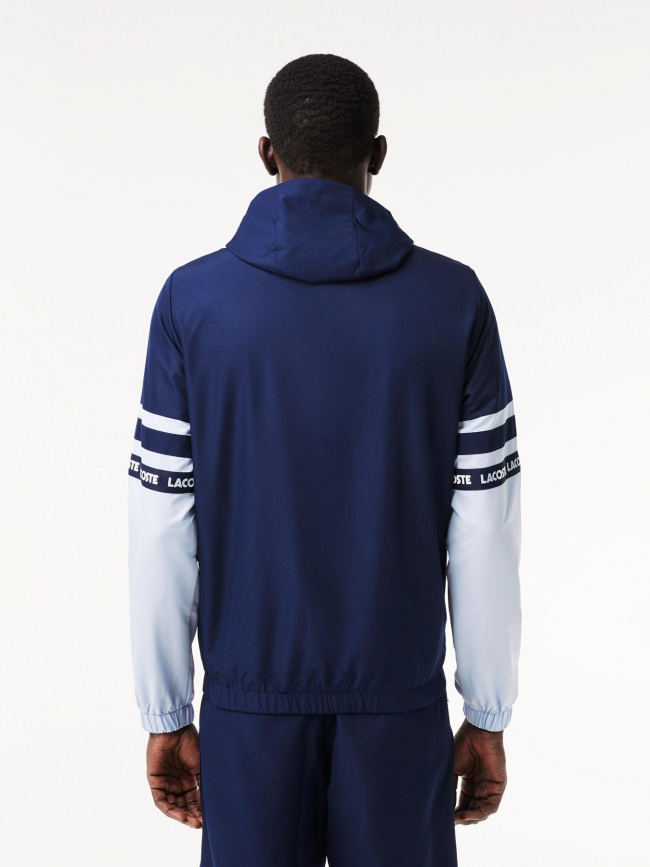 Veste légère de sport uni bleu marine homme - Lacoste