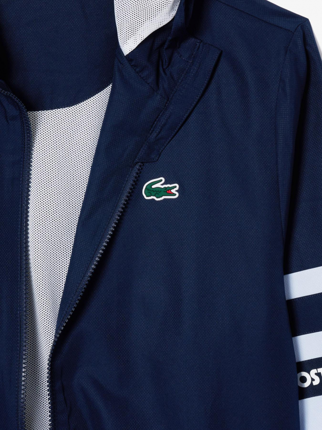 Veste légère de sport uni bleu marine homme - Lacoste