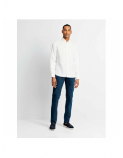 Chemise en lin kisseo blanc homme - Izac