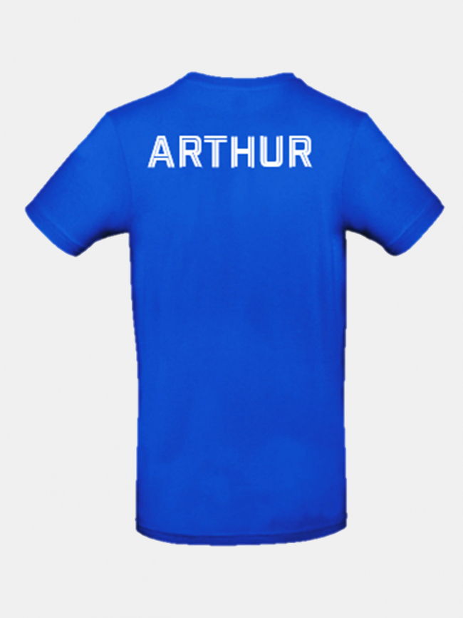 T-shirt randovélo bleu adulte