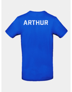 T-shirt randovélo bleu adulte