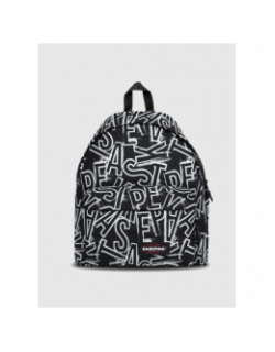 Sac à dos eastpak padded pak'r letters noir blanc