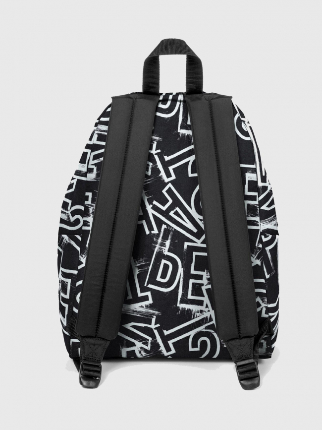 Sac à dos eastpak padded pak'r letters noir blanc