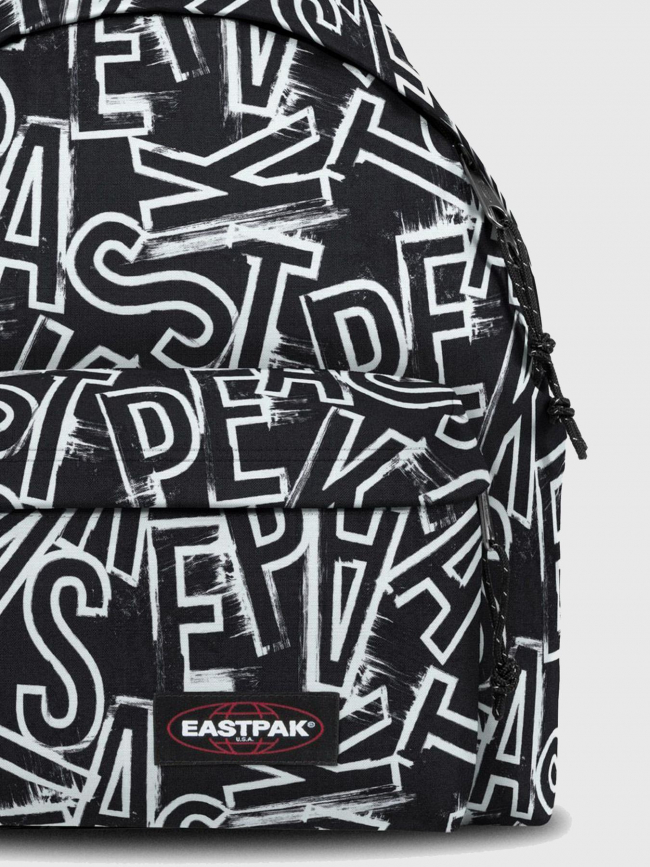 Sac à dos eastpak padded pak'r letters noir blanc