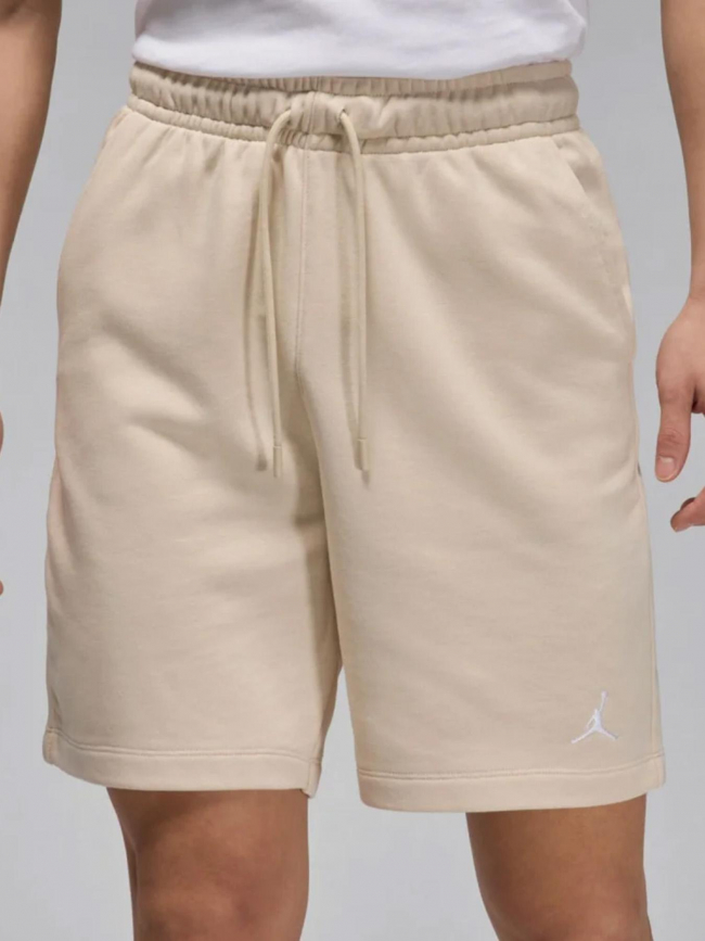 Short jogging jordan essential fleece beige homme - Nike