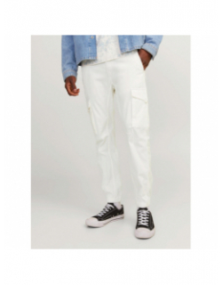 Pantalon cargo paul flake blanc homme - Jack & Jones