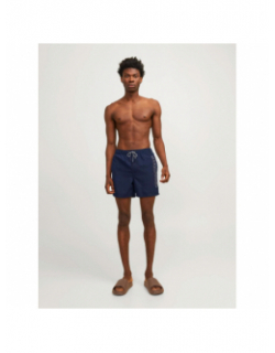 Short de bain fiji double logo bleu marine homme - Jack & Jones