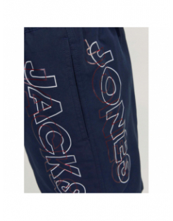 Short de bain fiji double logo bleu marine homme - Jack & Jones