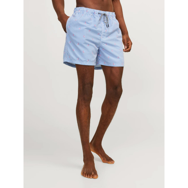 Short de bain rayé fiji bleu homme - Jack & Jones