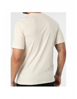 T-shirt logo triade beige homme - Sergio Tacchini