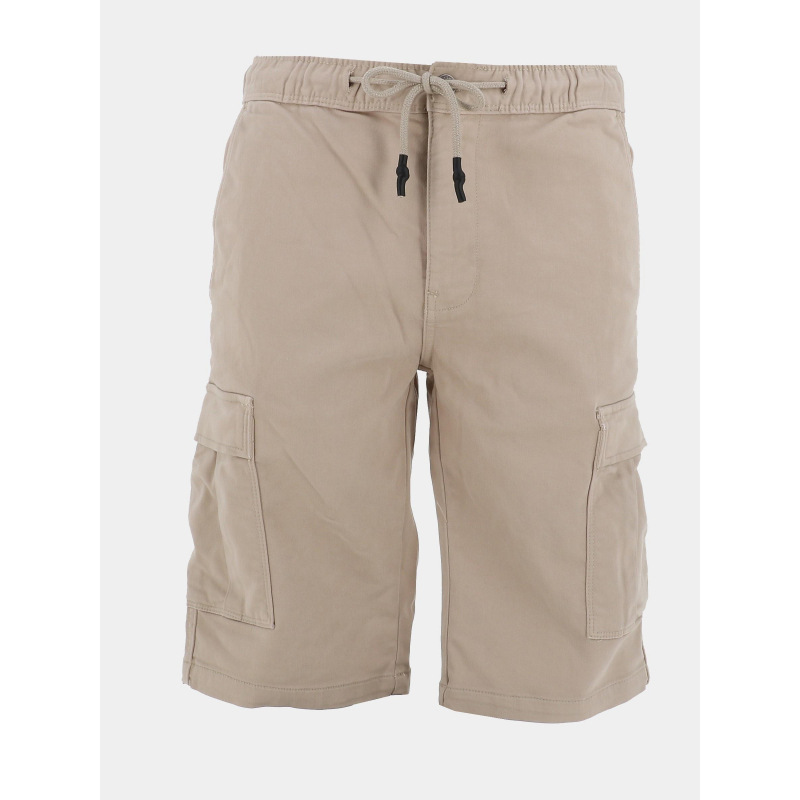 Short cargo sikers beige homme - Teddy Smith